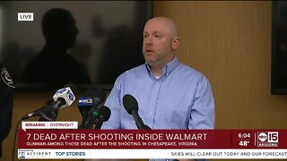 Officials give update on Virginia Walmart shooting