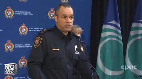 Ottawa Police Chief Makes It Illegal For Police To Support Truckers