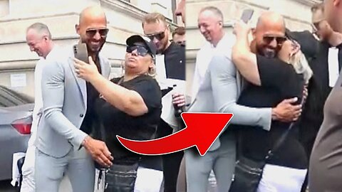 A Day At Court - Andrew Tate's Fan Hugs Him Outside Court (New Video)