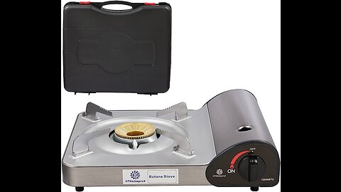 New Review - Coleman Portable Butane Stove with Carrying Case Classic 1 Burner Butane Camping...