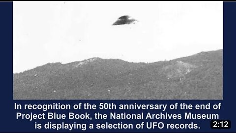 UFO Project Blue Book at National Archives Museum