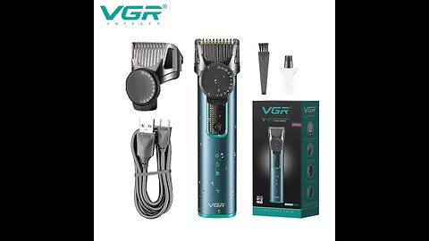 VGR Hair Trimmer Electric Hair Clipper Waterproof Hair Cutting Machine Trimmer for Men