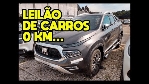 LEILÃO DE CARROS 0KM NO DIA 10/09/2021 COM LANCE INICIAL DE R$ 21.600,00 *leilão de seguradora*