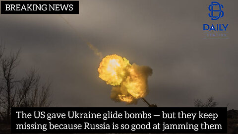 The US given Glide Bombs to Ukraine fail to hit Russia as It keeps jamming them|latest news|