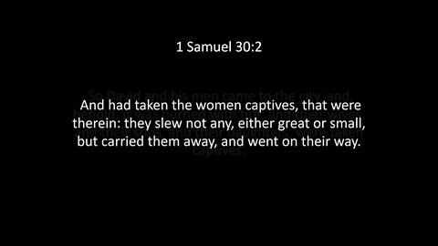 1st Samuel Chapter 30