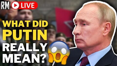 What Did Putin Really Mean During His WWII Victory Day Speech?