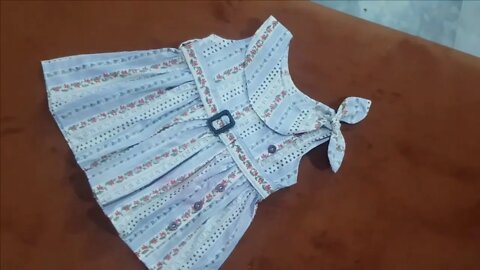 Baby Frock Cutting and Stitching