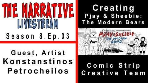 #comicstrip @pjayandsheebie The Narrative 2020 S08E03 Pjay & Sheebie: The Modern Bears Creative Team