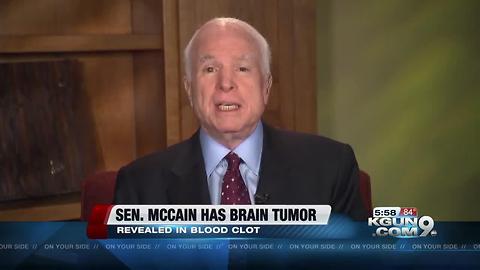 Sen. John McCain had brain tumor removed