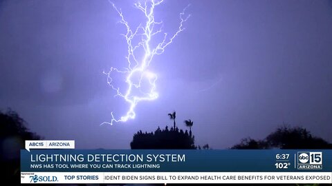 National Weather Service in Phoenix unveils lightning tracker