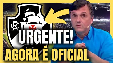 URGENTE! AGORA É OFICIAL! VASCO CONFIRMA TUDO! NOTÍCIAS DO VASCO