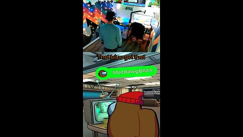 Caught Being SUS in Among Us VR 😂👀 #amongus #amongusgame #amongusvr #vr #amongusvideo #metaquest3