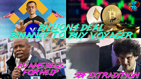 Banks Betting On American Collapse, Binance Saving Voyager & Mayor Adams Cries Help