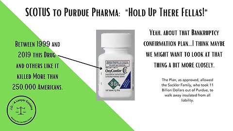 Appellate Lawyer Reacts: SCOTUS Stays Purdue Pharma Bankruptcy Confirmation.