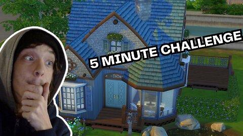 INSANE 5 MINUTE BUILD CHALLENGE IN SIMS 4!! | The Sims 4!