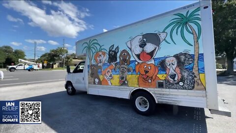 Truckload of pet supplies headed south from Pinellas County animal rescue