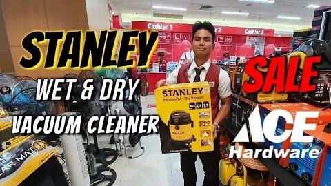 STANLEY Wet & Dry VACUUM CLEANER DEMO at ACE Hardware