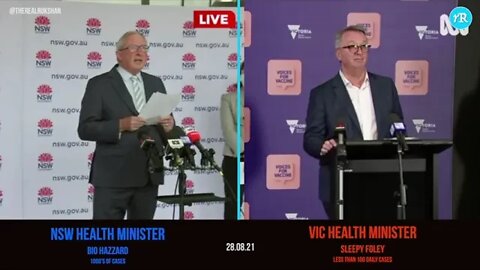 NSW Health Minister vs Vic Health Minister on Easing Restrictions