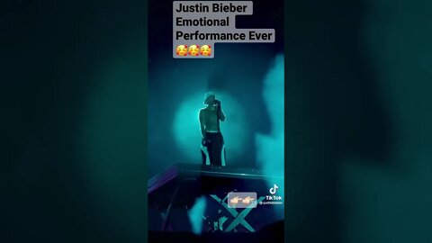 Justin Bieber Emotional Performance Ever 🥰🥰🥰#shorts @justinbieber on TikTok