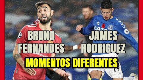 JAMES RODRÍGUEZ Y BRUNO FERNANDES: protagonistas de la PREMIER por motivos OPUESTOS!