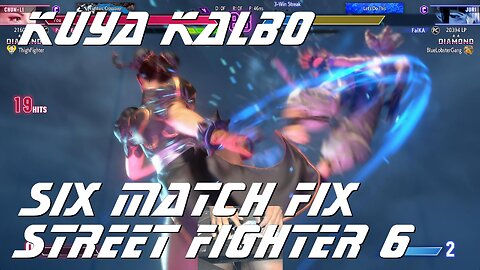 Kuya Kalbo Six Match Fix Street FIghter 6: 06-07-2024 2nd clip