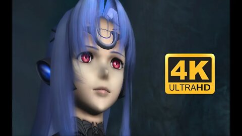 Xenosaga III KOS-MOS vs. T-elos 4k (Remastered with Machine Learning AI)