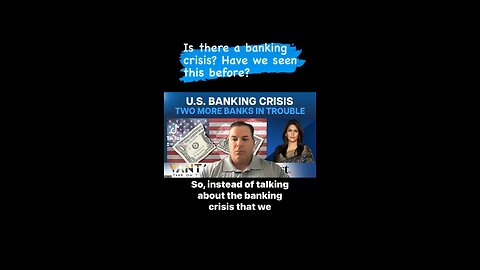 Is there a banking crisis?