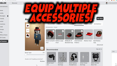 How to Equip Multiple Accessories on Roblox