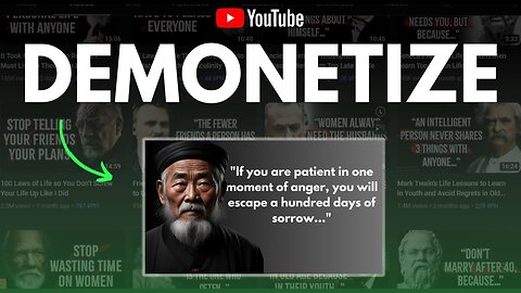 YouTube Monetization Rejected due to Quotes/Inspirational Channels