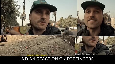 INDIAN GIRL REACTION ON FOREIGNER