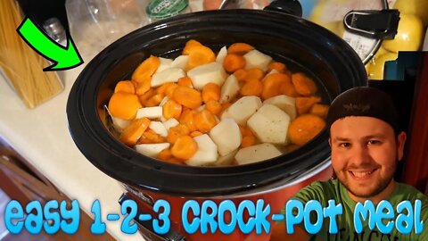 Scott's Simple HomeMade Crock-Pot Meal - Easy Step By Step