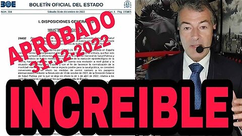 31dic2022 EL GOBIERNO español sigue escupiendo leyes estupidas EL ULTIMO DIA del año para que nadie se entere · Abogado contra la Demagogia || RESISTANCE ...-