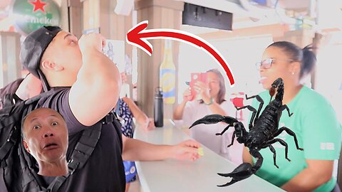 I ATE A GIANT SCORPION IN ARUBA