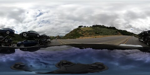 Tesla FSD Road Trip with 360-degree GoPro Camera