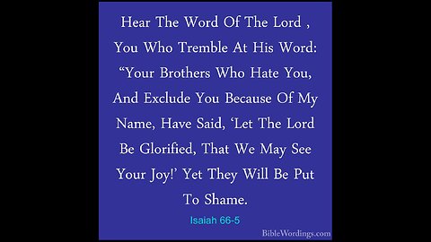 Isaiah 66:1-4