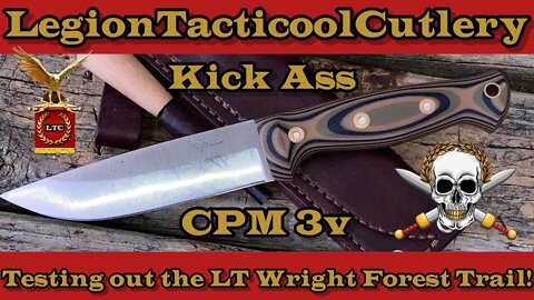 LT Wright Forest Trail Saber Grind Outdoor/Bushcraft knife. #ltwright, #edc, #bushcraft #outdoors