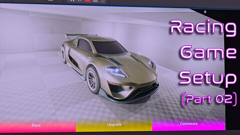 Garage Widget Setup | Unreal Engine | Racing Game