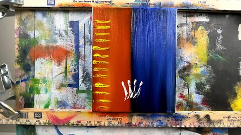 Chill with Lo-Fi Hip Hop beats and Abstract expressionist Oil Painting “Welfare Love, Section 8”