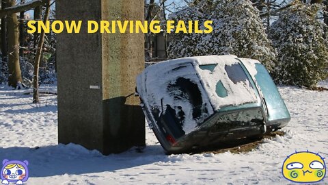 Snow Driving Fails Winter Car Crash