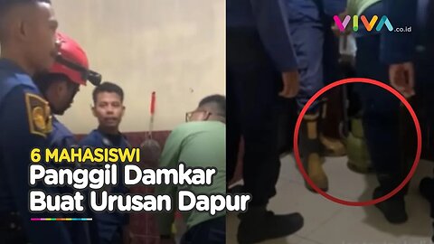 Di Luar Nurul! 6 Mahasiswi Nekat Panggil Damkar Buat Urusan Dapur