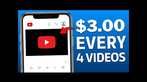 Get Paid $3.00 Every 4 Videos You Watch! | Make Money Online 2022