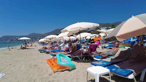 Cleopatra Beach Alanya Turkey 2023 4K.