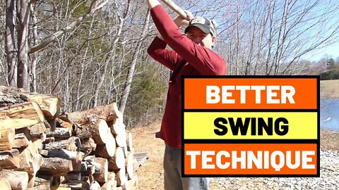 #113 Better Way To Swing an Axe. Is @Homestead Jay's Axe Swinging Technique Better?