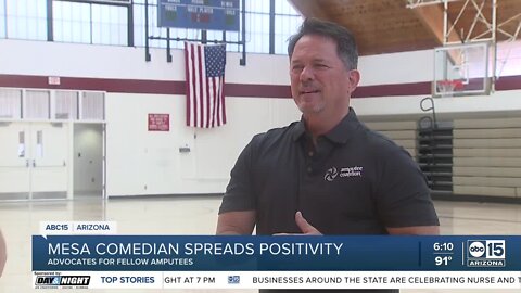 Mesa comedian spreads positivity among fellow amputees