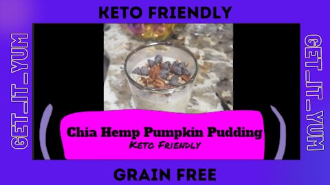 Keto Chia Hemp Pumpkin Pudding