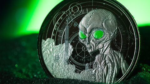 The Perfect Gift for Alien and UFO Believers! New Alien Coin