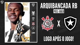 PÓS JOGO CORINTHIANS X BOTAFOGO AO VIVO