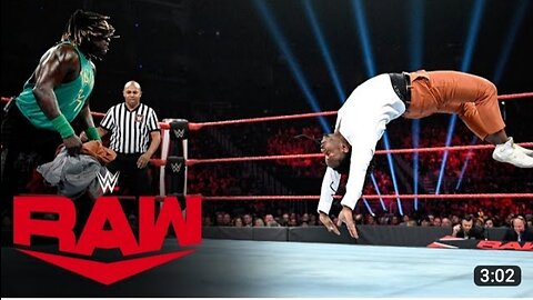 Reginald vs R-truth -24/7champioship match : Raw. July,26.2021.