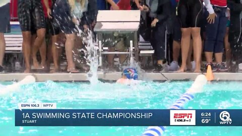 King's Academy girls dominate at state swimming meet