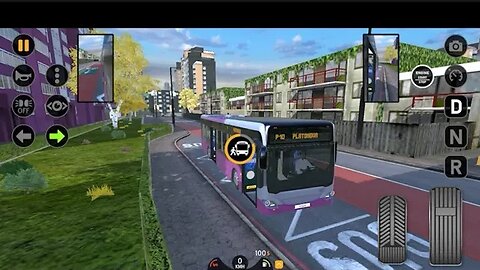 Ride Along: Exploring Prague's City Views on Bus Simulator Route 4 | BeamNG drive